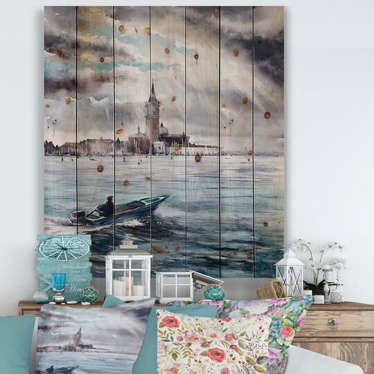 Designart - Storm Over Venice In Italy
